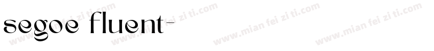 segoe fluent字体转换